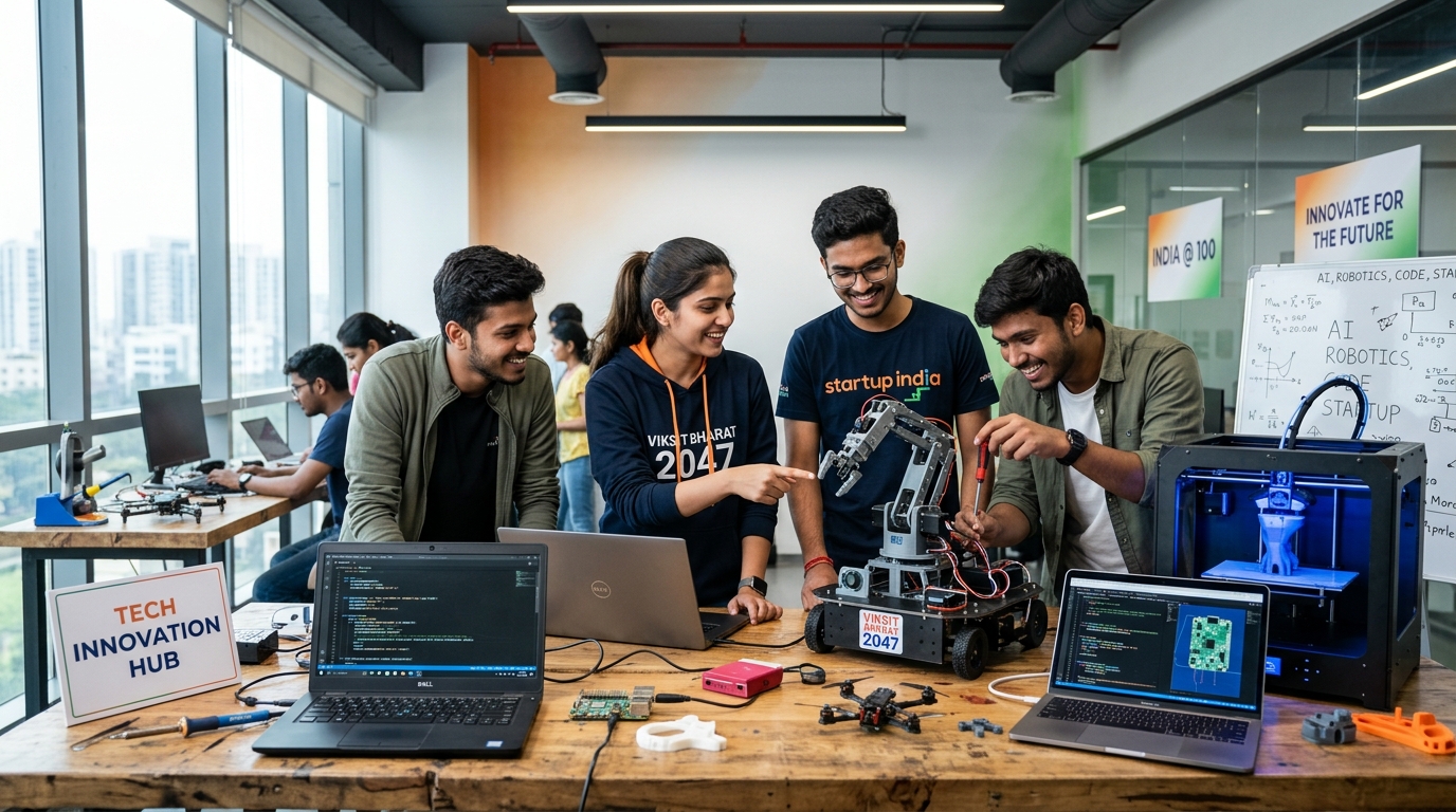 Indian Youth Innovation & Tech Startups for Viksit Bharat 2047